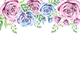 手绘植物花卉背景