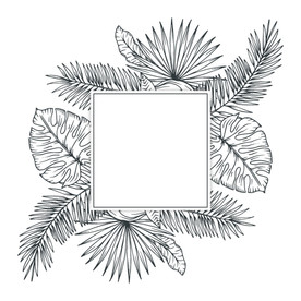 手绘植物花卉背景