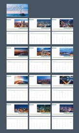 2020年台历（可编辑可换图）