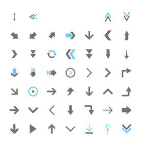 箭头UI图标合集