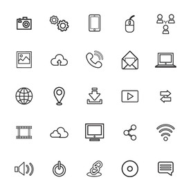 常用扁平化UI图标