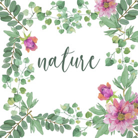 手绘植物花卉背景