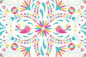 手绘植物花卉背景