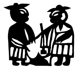 剪影 窗花 中国风 剪纸 手工