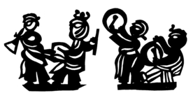 剪影 窗花 中国风 剪纸 手工