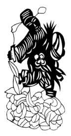 剪影 窗花 中国风 剪纸 手工