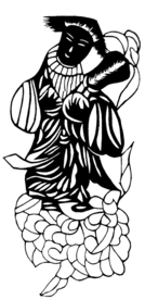 剪影 窗花 中国风 剪纸 手工