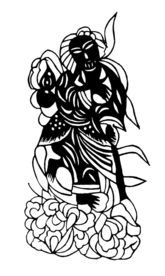 剪影 窗花 中国风 剪纸 手工