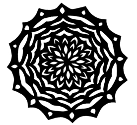 剪影 窗花 中国风 剪纸 手工