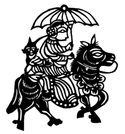 剪影 窗花 中国风 剪纸 手工