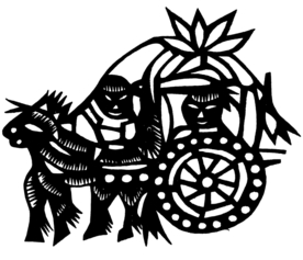 剪影 窗花 中国风 剪纸 手工