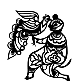剪影 窗花 中国风 剪纸