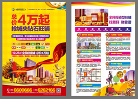 商业地产单页 商铺单页