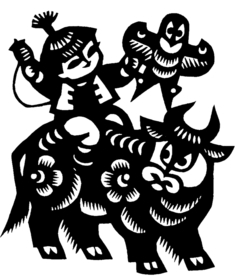 窗花 剪影 中国风 剪纸 手工