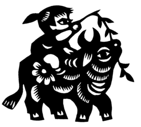 窗花 剪影 中国风 剪纸 手工