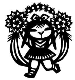 窗花 剪影 中国风 剪纸 手工