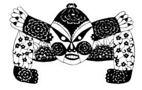 窗花 剪影 中国风 剪纸 手工