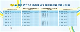 工程项目计划表