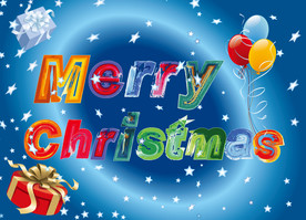 圣诞节字体笔刷