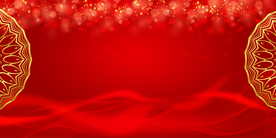 红色背景