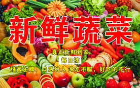 新鲜蔬菜海报