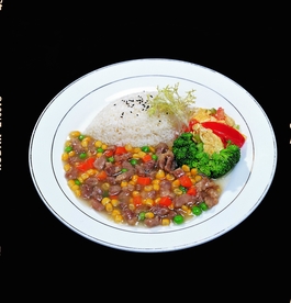 玉米鸡肉丁