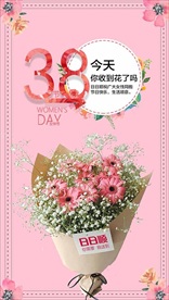 日日顺妇女节海报
