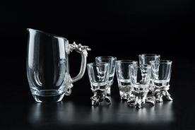 酒杯 杯子 玻璃瓶 生肖 铜器