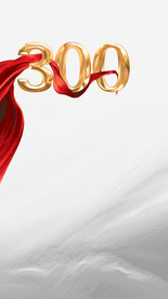 数字300  红金  底纹 微