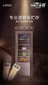 容声厅吧 冰吧  客厅柜海报