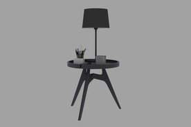 台灯笔筒3d模型