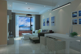 现代客厅效果图