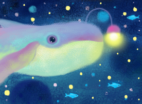 梦幻插画 卡通 动物梦幻插画