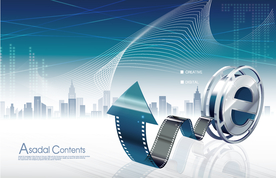 现代网络科技背景