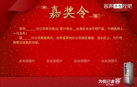 容声冷柜销售嘉奖令