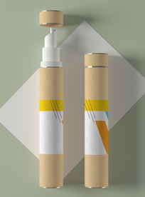 办公卷纸筒效果图