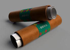 办公卷纸筒效果图