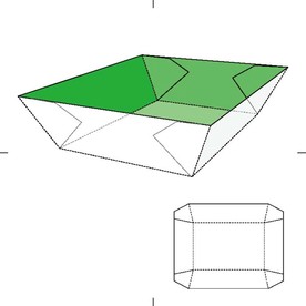 纸盒包装布局刀线图