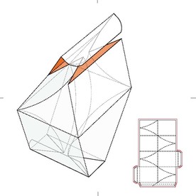 纸盒包装布局刀线图