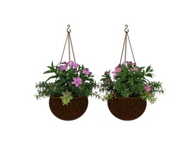 吊篮花3d模型