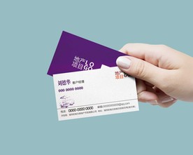 名片样机效果图