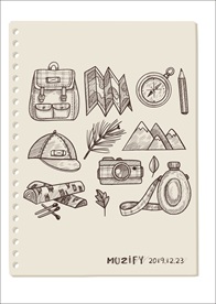 13款入假日旅行素描稿