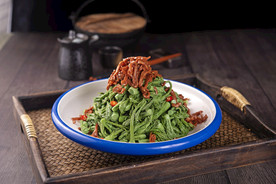肉丝山野菜
