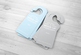 拉手吊牌效果图样机