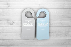 拉手吊牌效果图样机