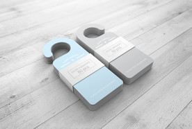 拉手吊牌效果图样机