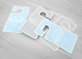 拉手吊牌效果图样机