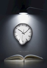 创意时间成合背景