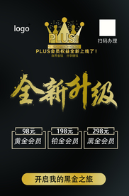 plus会员升级图片