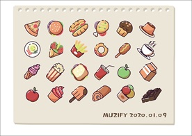 24款入美味食物图标